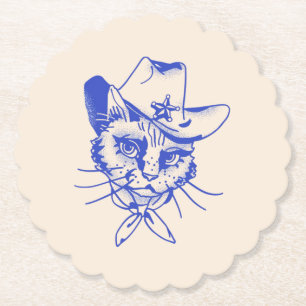 Kitty Paper Coaster