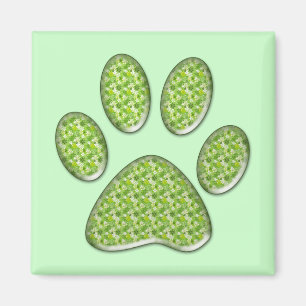 kitty paw print magnet