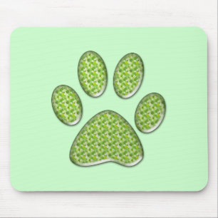 kitty paw print mouse mat
