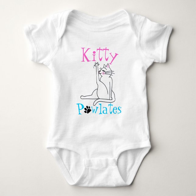 Kitty PAWlates T-shirt (Front)