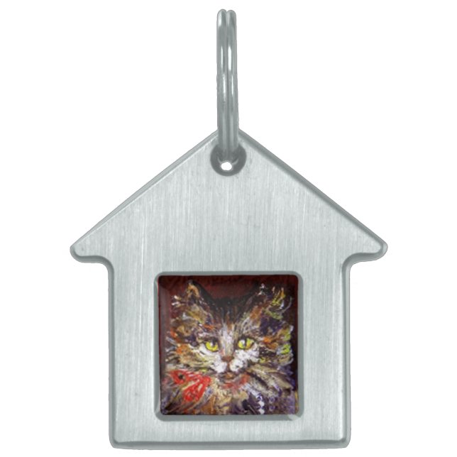 KITTY PORTRAIT PET ID TAG (Front)