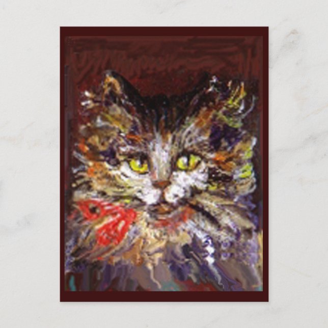 KITTY PORTRAIT POSTCARD (Front)