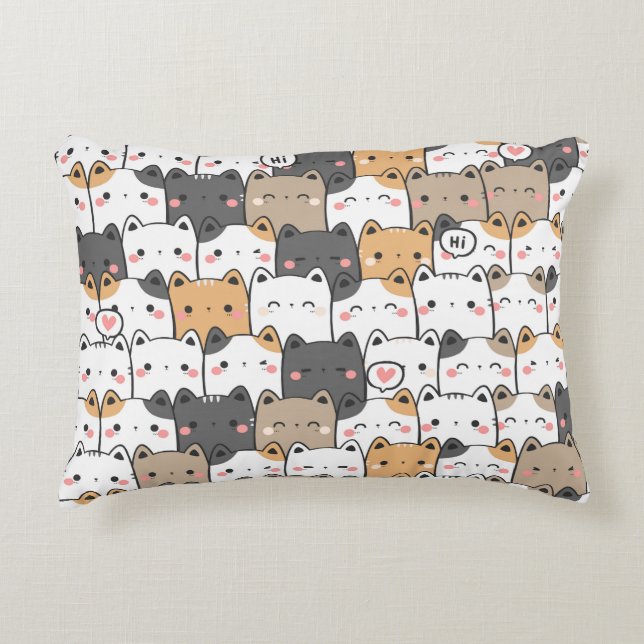 Kitty Power Decorative Cushion (Front)