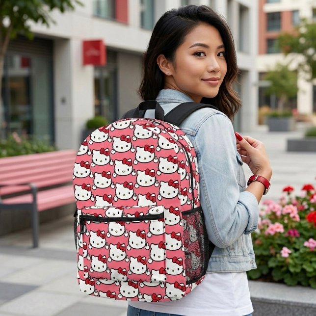 Kitty Printed Backpack (Creator Uploaded)