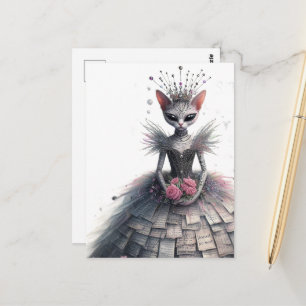Kitty Queen of the Stories Postcard