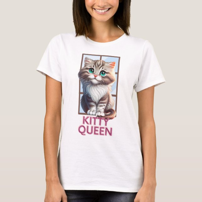 Kitty Queen  T-Shirt (Front)
