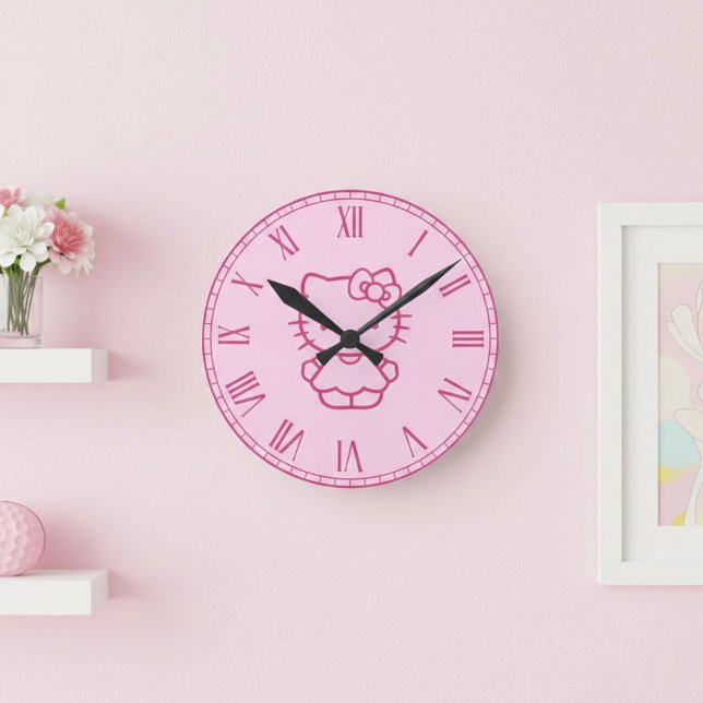 Kitty Round Clock (Creator Uploaded)