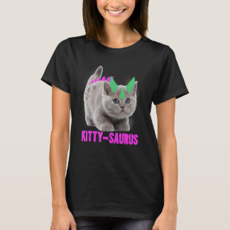 Kitty-Saurus Dinosaur Family Matching Cat T-Shirts