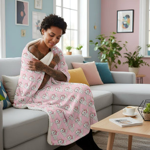 Kitty Sherpa Blanket