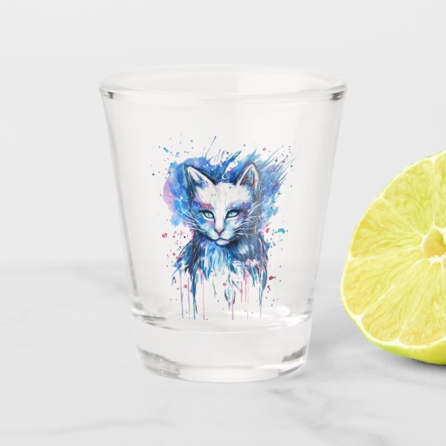 Kitty Shot Glass (Front)