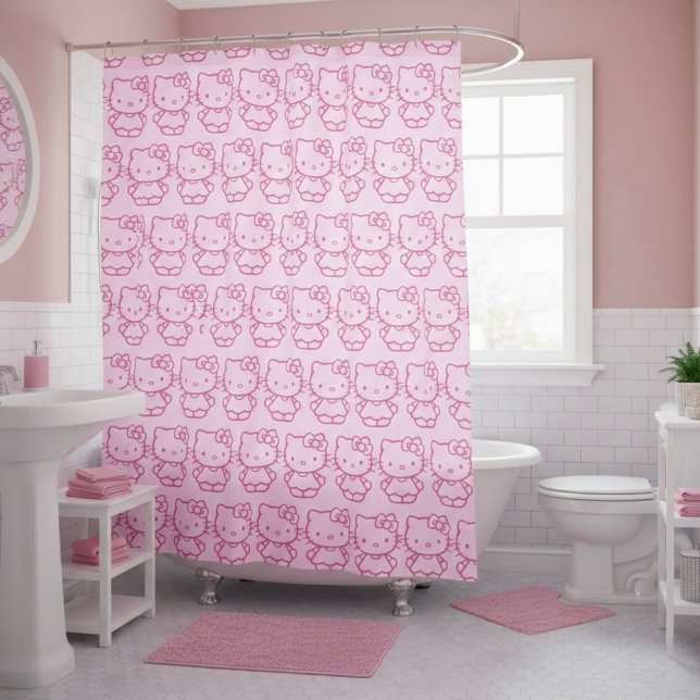 Kitty Shower Curtain (Creator Uploaded)
