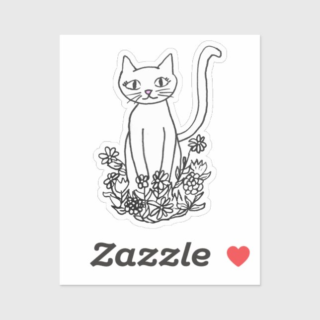 Kitty Sitting Pretty (Sheet)