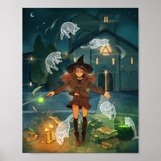 Kitty Spell Poster