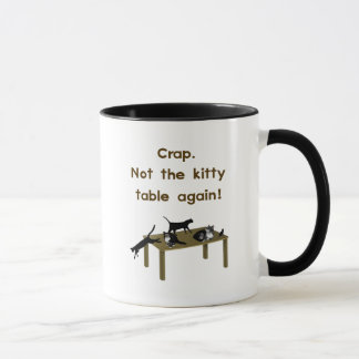 Kitty Table Funny Thanksgiving Mug