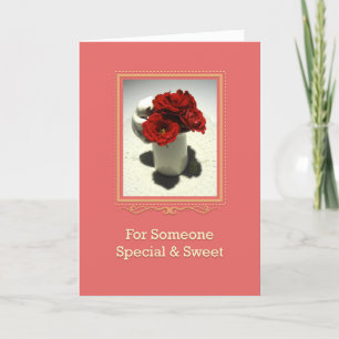 Kitty & Tea Roses Special & Sweet Card