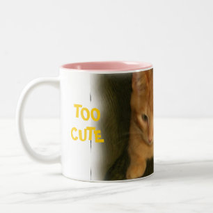 Kitty "TOO CUTE FOR TEA" Mug