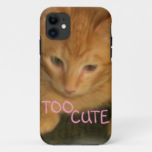 Kitty "TOO CUTE" iPhone 5G/4GS Case ID