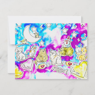 Kitty Valentine Card