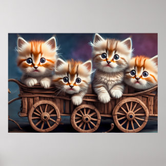 Kitty Wagon Poster