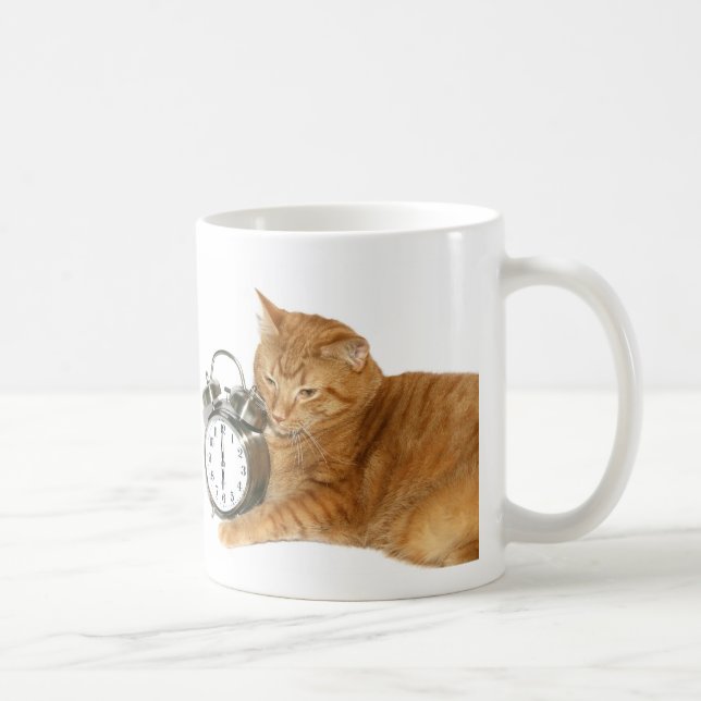 Kitty wake up coffee mug (Right)