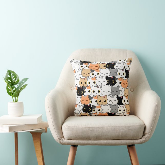 Kitty Wall 16x16 Cushion (Chair)