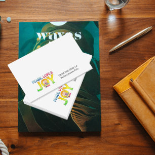 Kitty with Books Peace, Love and Joy Post-it Notes