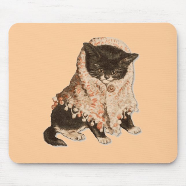 Kitty Wrap Mousepad (Front)