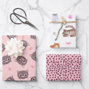 Kitty Wrapping Paper, Cat Gift Wrap