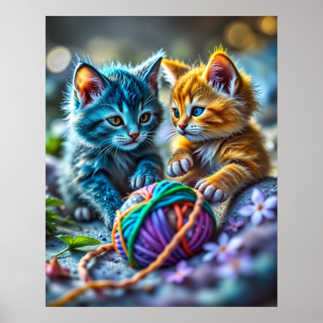 Kitty Yarn Poster (Front)