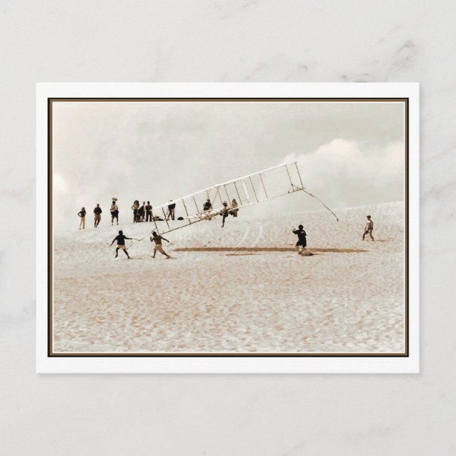 Kittyhawk Practice Flight Postcard (Front)