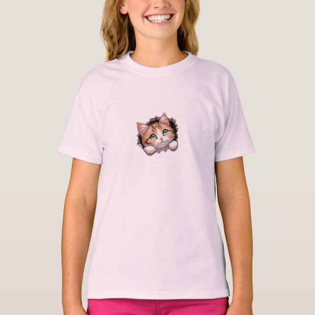 KittyPeek  T-Shirt (Front)