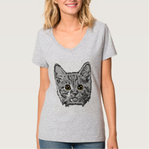 Kitty's Eyes in Yellow T-Shirt