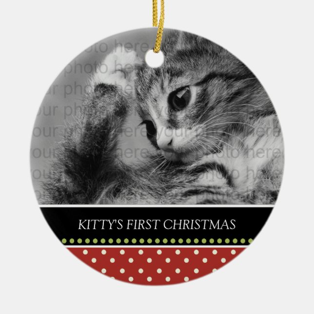 Kitty's First Christmas Keepsake Ornaments (Front)