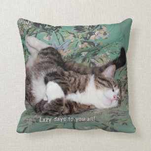 Kitty's Lazy Days Cushion