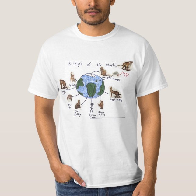 Kittys of the world T-Shirt (Front)