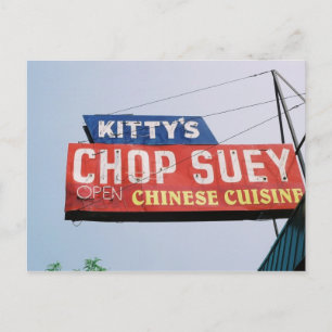 Kitty's Shop Suey Postcard
