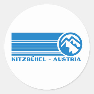 Kitzbuhel Austria Classic Round Sticker