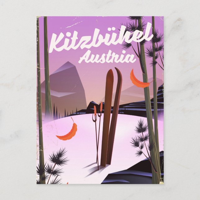 Kitzbühel Austria Postcard (Front)