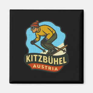 Kitzbühel Austria Skiing Magnet