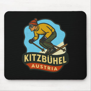 Kitzbühel Austria Skiing Mouse Mat