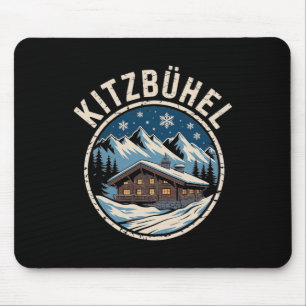 Kitzbühel Winter Ski Adventure Alpine Escape Mouse Mat