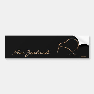 KIWI Art Bumper Sticker