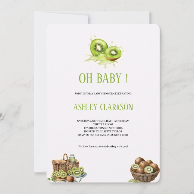 KIWI BABYSHOWER INVITATION (Front)