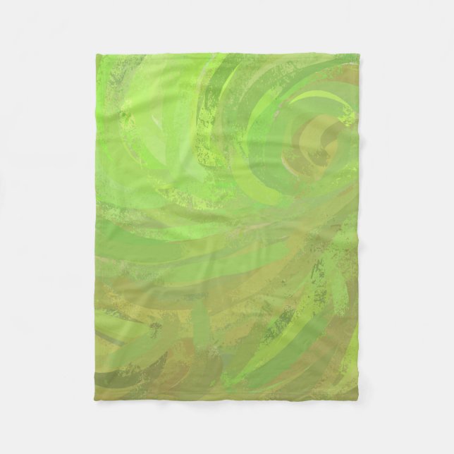 Kiwi Bash Fleece Blanket (Front)