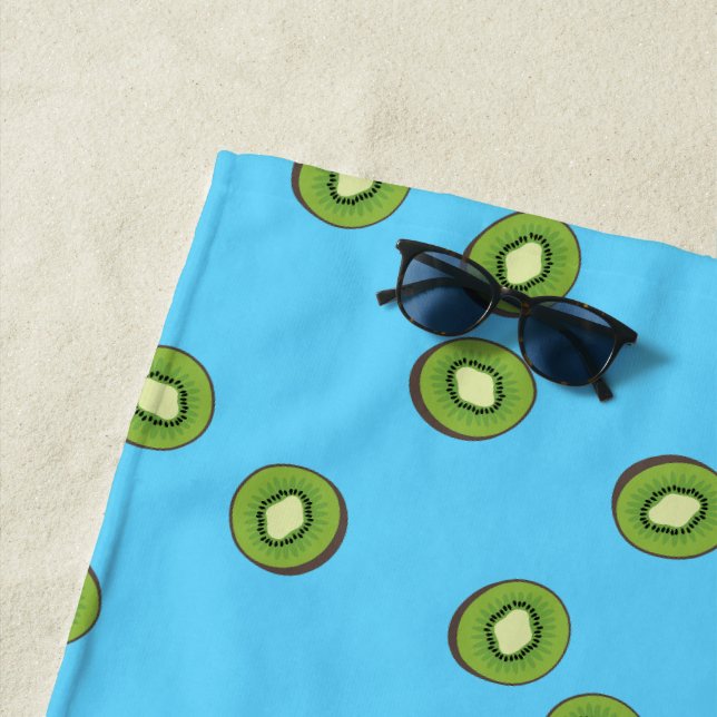 Kiwi Beach Towel (In Situ)