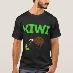 Kiwi Bird and fruit Funny Cute New Zealand Birdwat T-Shirt