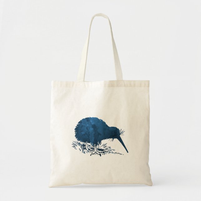 Kiwi Bird Art Tote Bag (Front)