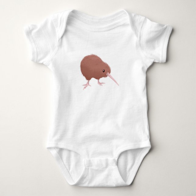 Kiwi Bird Baby Bodysuit (Front)