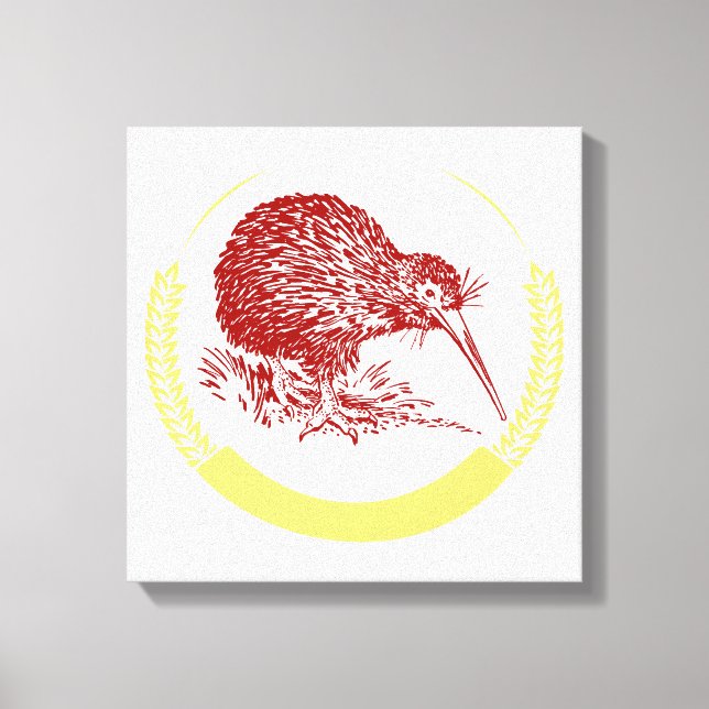 Kiwi Bird  Canvas Print (Front)