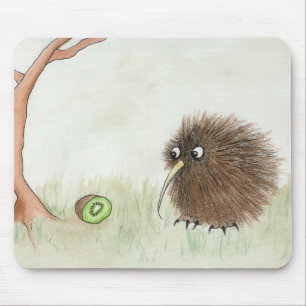 Kiwi Bird & Kiwi Fruit Mouse Mat